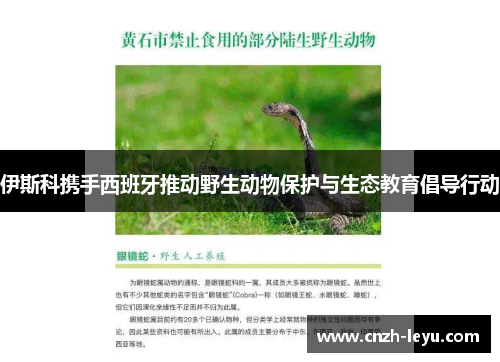 伊斯科携手西班牙推动野生动物保护与生态教育倡导行动